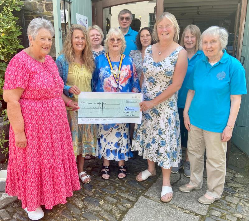 Inner Wheel donates to Museum of Dartmoor Life in tribute to founding member