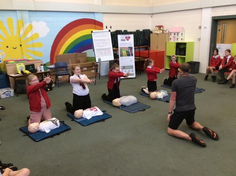 Major CPR and defibrillator training rolled out to pupils at Okehampton schools