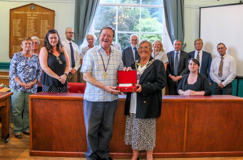 ‘Something I am very proud of receiving’ – Devon man awarded first-ever Freedom of the Town in Dartmoor community
