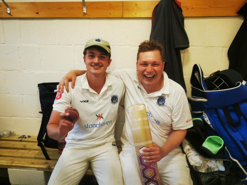 Jack Warren and Nick Martin Ashburton Cricket Club