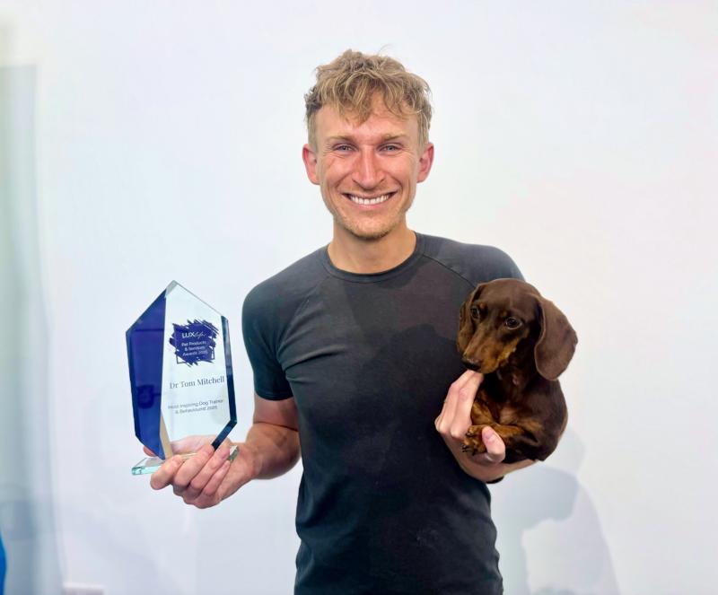 ‘It’s an incredible privilege to be recognised’ – Okehampton vet wins major global award for online dog training