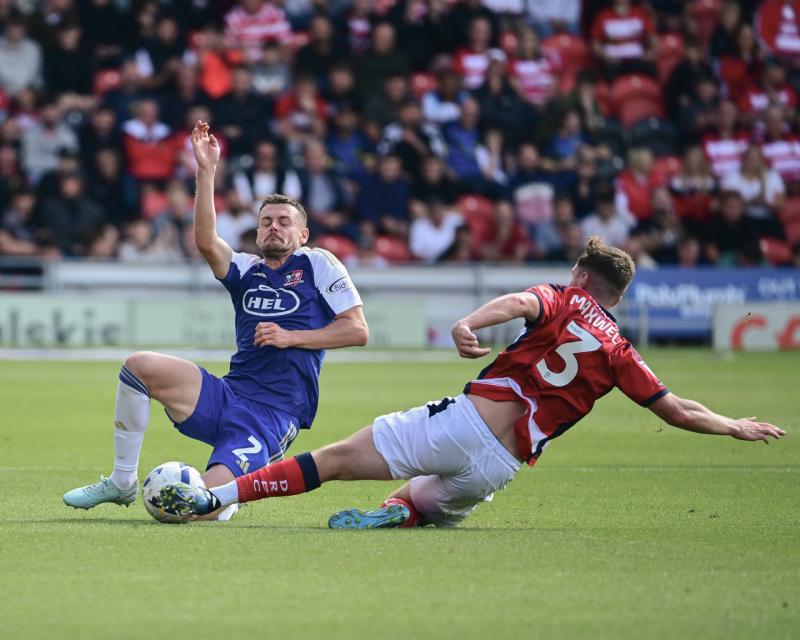 Doncaster Rovers v Exeter City. Pic from PPAUK