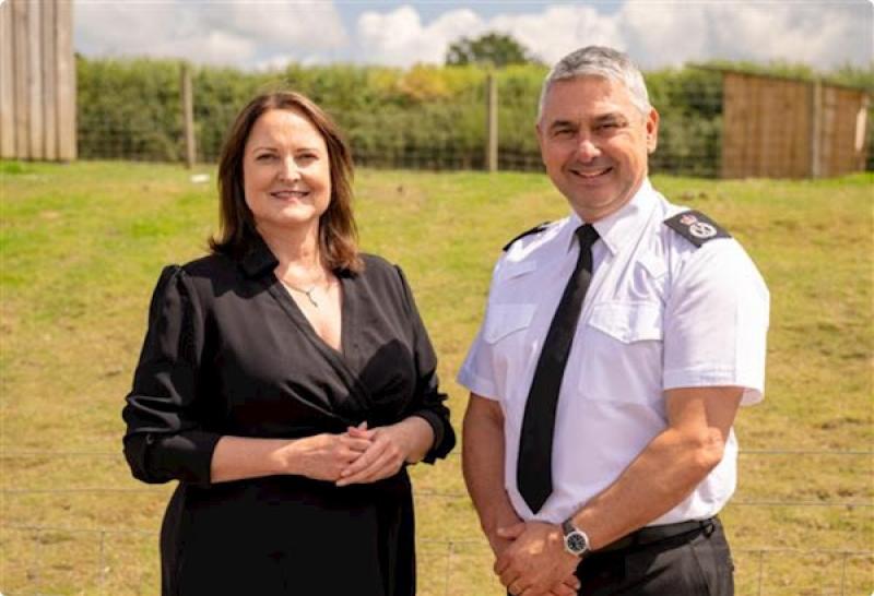 PCC Alison Hernandez with CC Vaughan