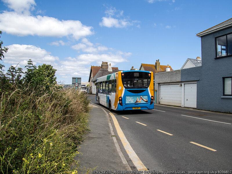 Stagecoach bus on the route to Dartmouth Credit: John Lucas