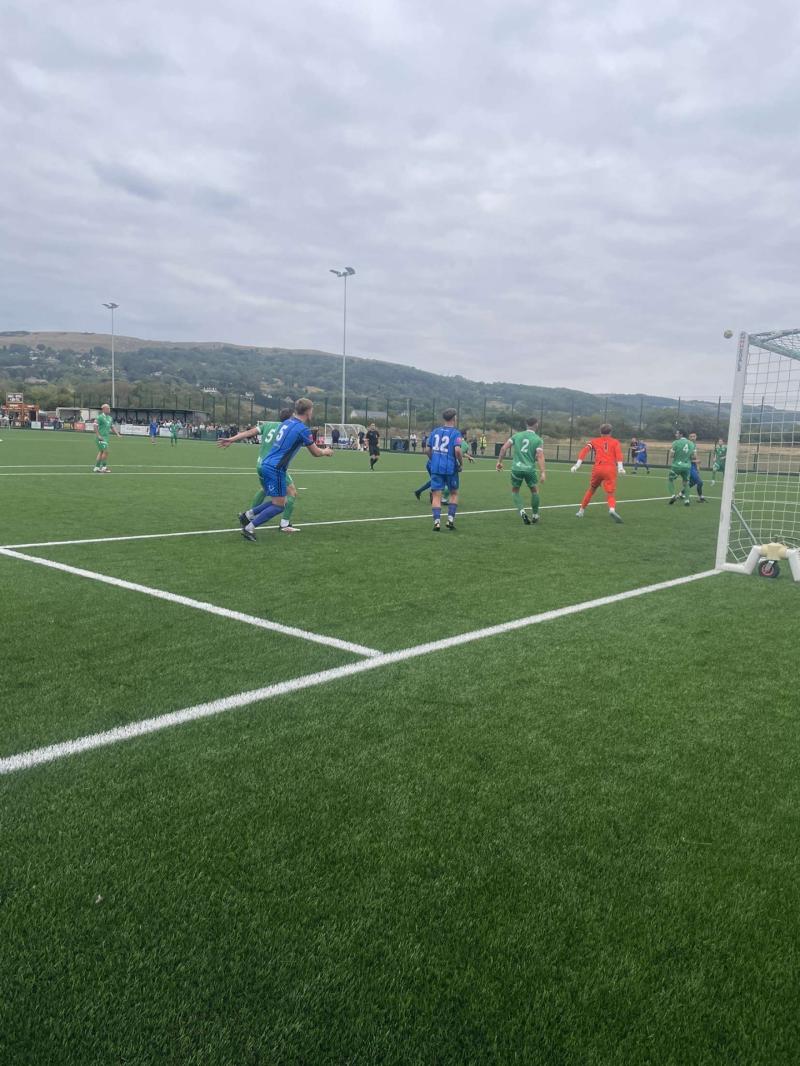 Tavistock away at Bishops Cleeve Credit: Luca Sperti