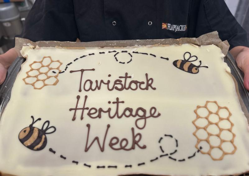 Tavistock Heritage Week Giant Flapjack Credit: Flapjackery
