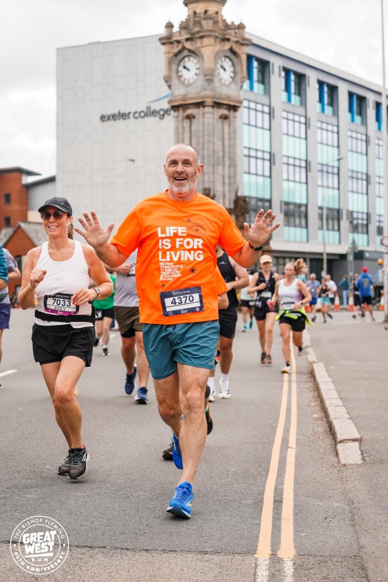 Alex in the Great West Run