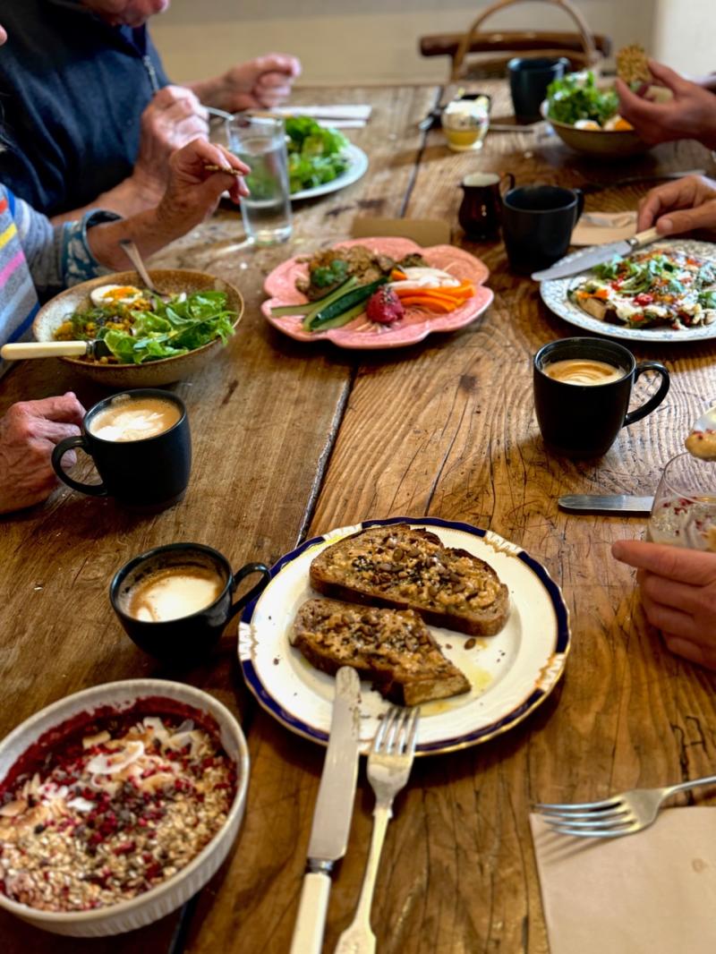 Colourful breakfast options
