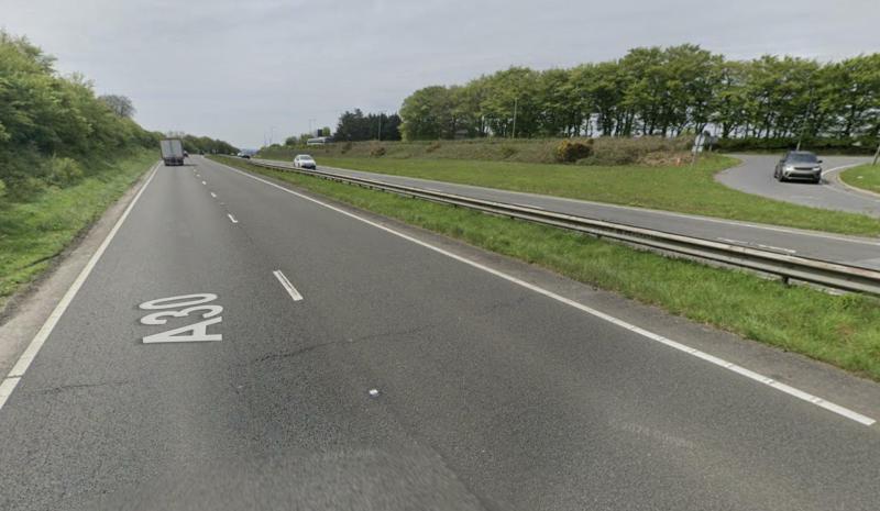 The A30 near Sourton Credit- Google Maps
