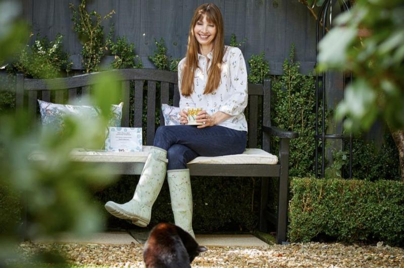 Winner Sophie Newman in her garden Credit- SNG