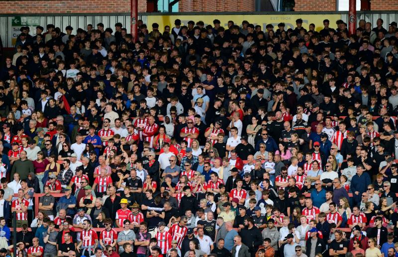 Exeter City supporters. Pic from PPAUK