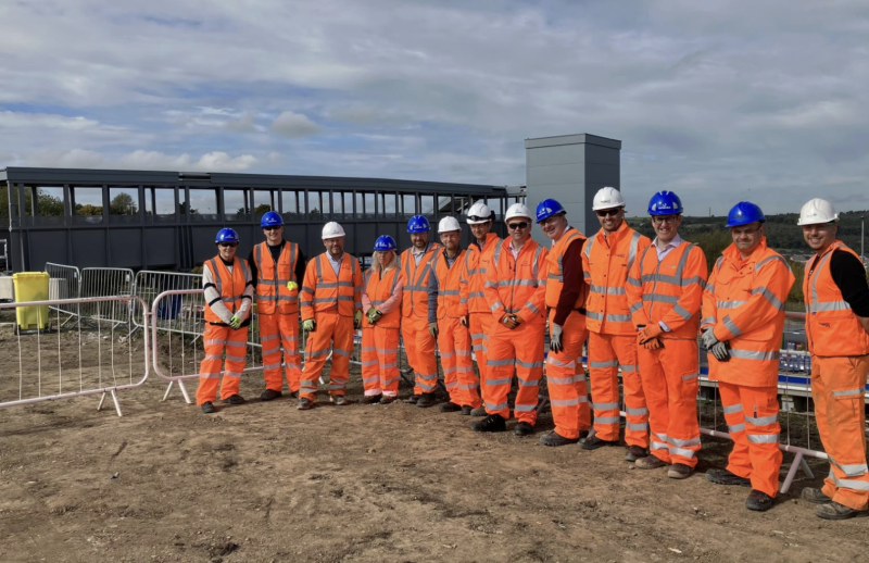The team at the Okehampton Interchange Credit-West Devon Borough Council
