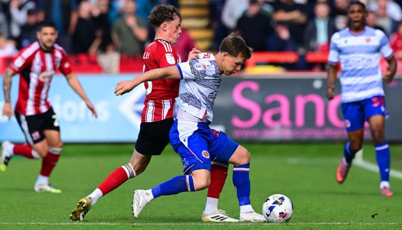 Exeter City v Reading. Pic from PPAUK