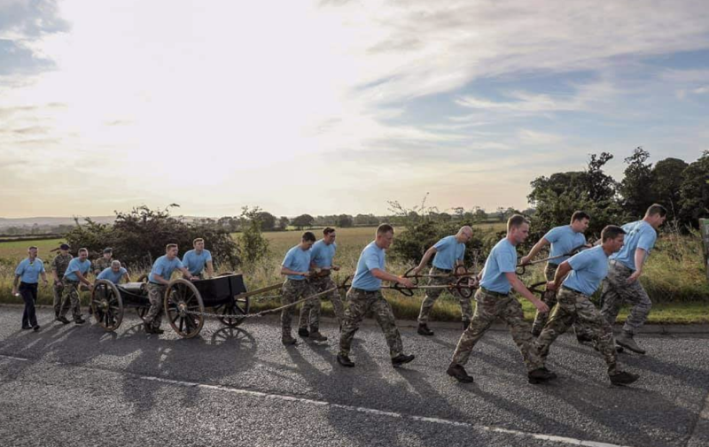 Over 1,300 volunteers from across the country will take part in different sections of the route Credit- Military vs Cancer