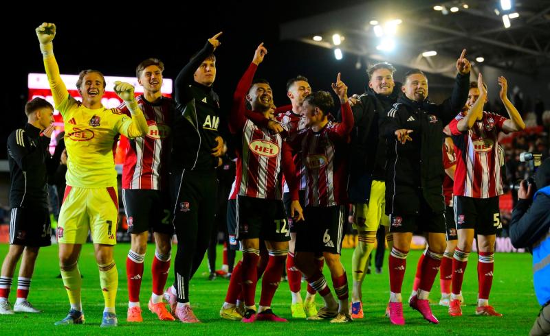 Devon derby joy for Exeter City. Pic from PPAUK