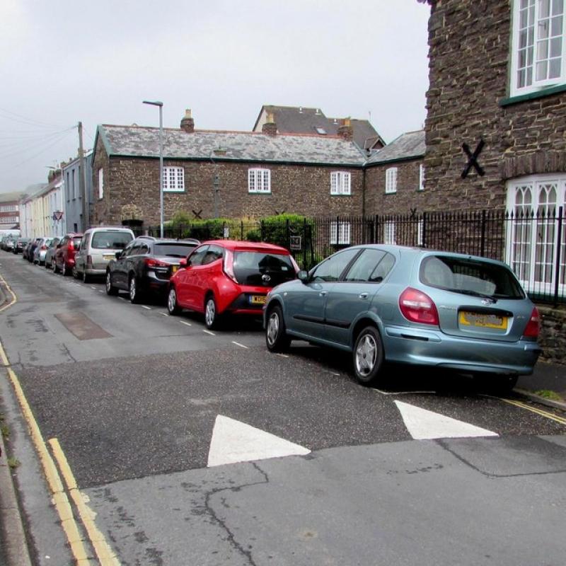 On-street parking in devon could be about to change Credit- Jaggery