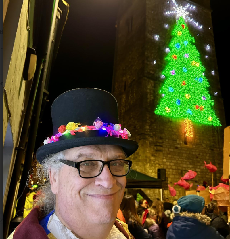 Town Crier Nigel Kenneison at last year's festivities Credit- Newton Abbot Town Council