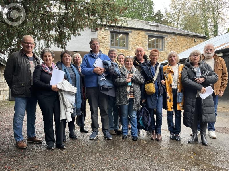 Angry residents of Devon Oaks Holiday Park (Credit- Guy Henderson)