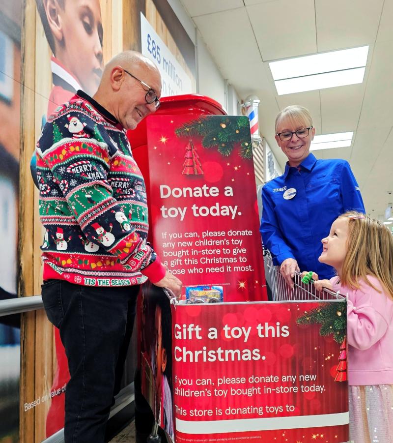 Tesco Tavistock launches Christmas Toy Appeal to support local children