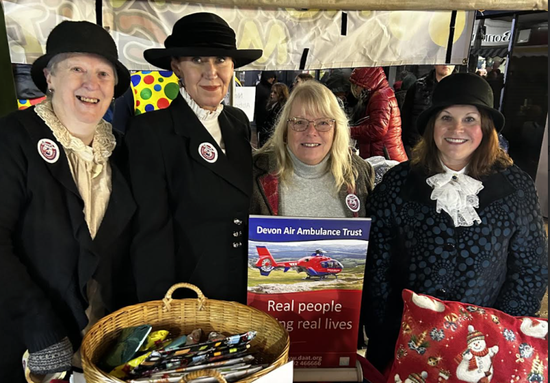 Devon Air Ambulance's stall from last year's event Image: Newton Abbot Town Council