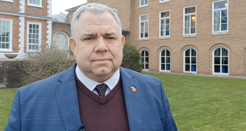 Devon’s Cabinet Member for Finance, Councillor James Buczkowski Image- DCC