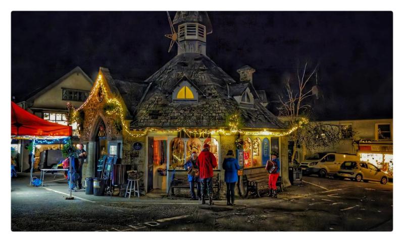 Magical evening of shopping in Chagford 