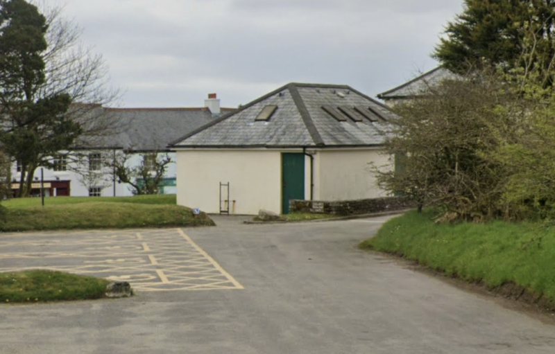 The public toilets were believed to be set on fire in a deliberate act Image- Google Maps