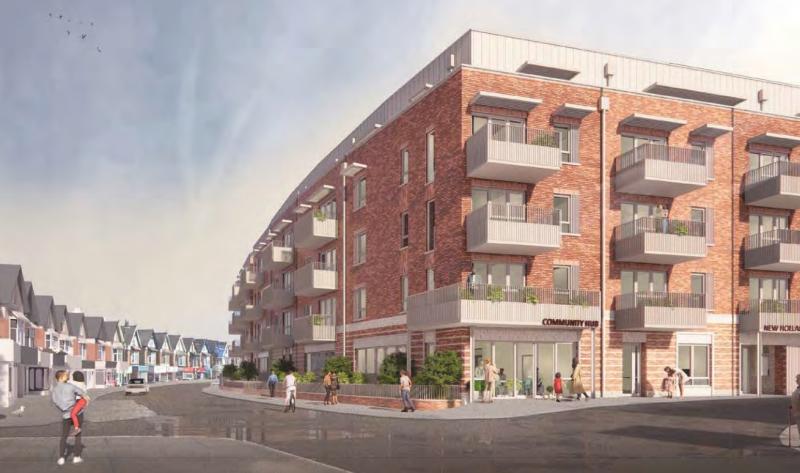 Images show how the new Crossways development in Paignton could look (Image courtesy: PRP Architects/Torbay Council)