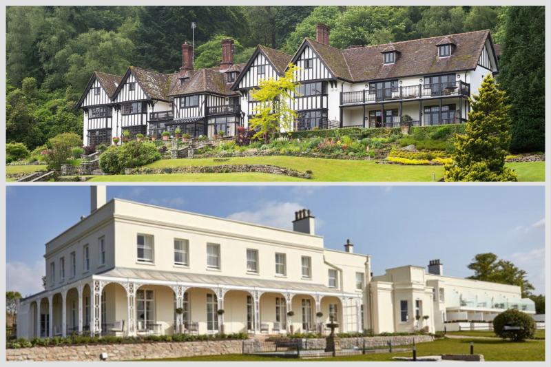 Gidleigh Park and Lympstone Manor were among the Top 100 (Images- THG, M)