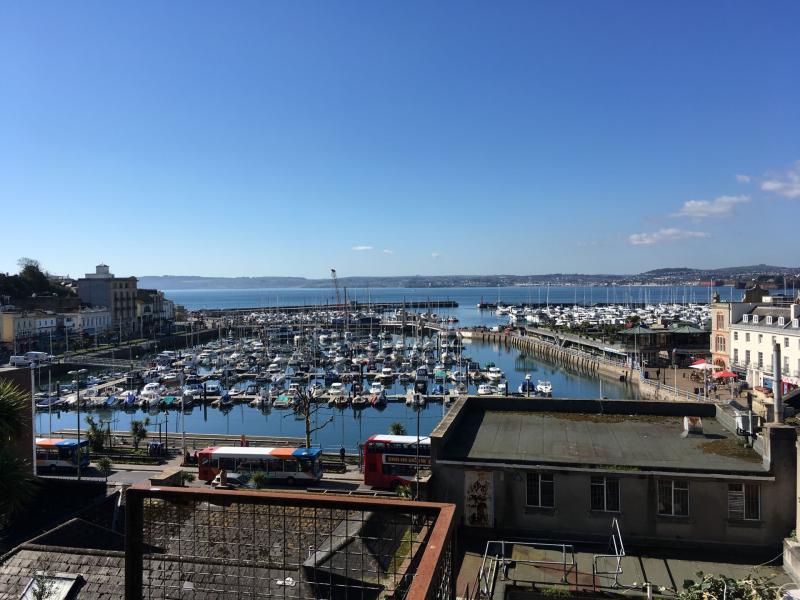 Torquay Harbour, looking across Torbay towards Paignton and Brixham (Image: Ed Oldfield )