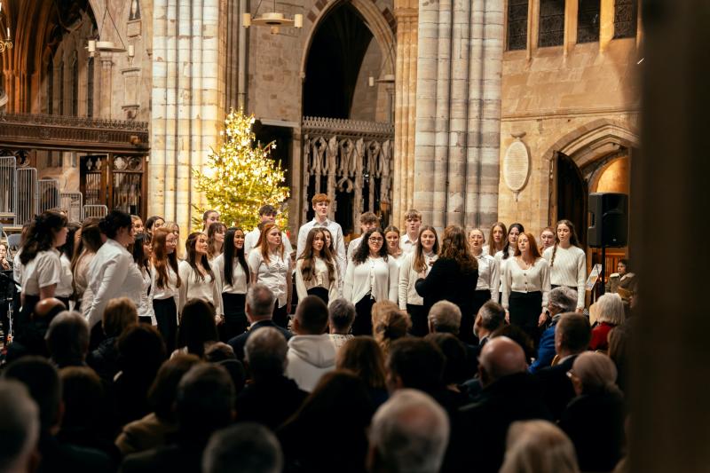 Exeter College students raise funds for Royal Devon Hospitals at annual Festival of Carols