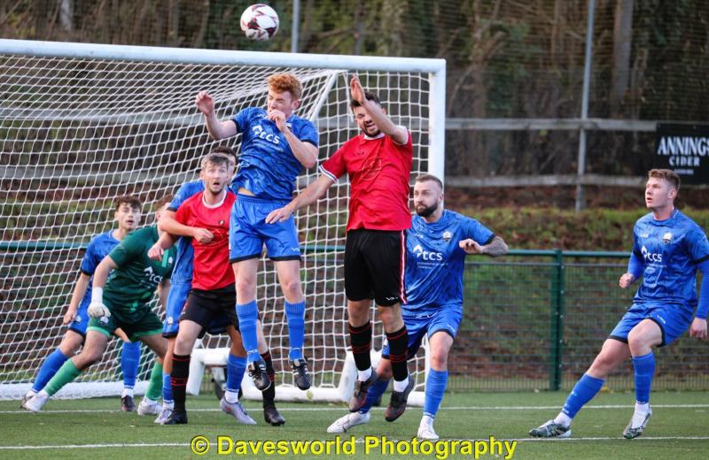 Paignton Saints v East Allington. Pic from Dave Roach