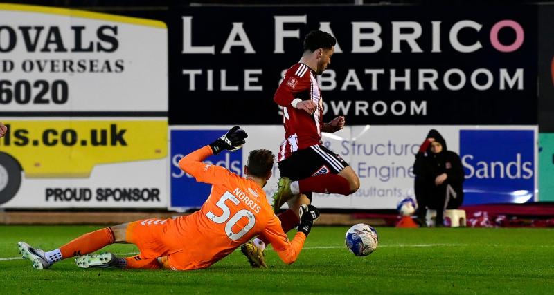 Jack Aitchison scores his second goal. Pic from PPAUK