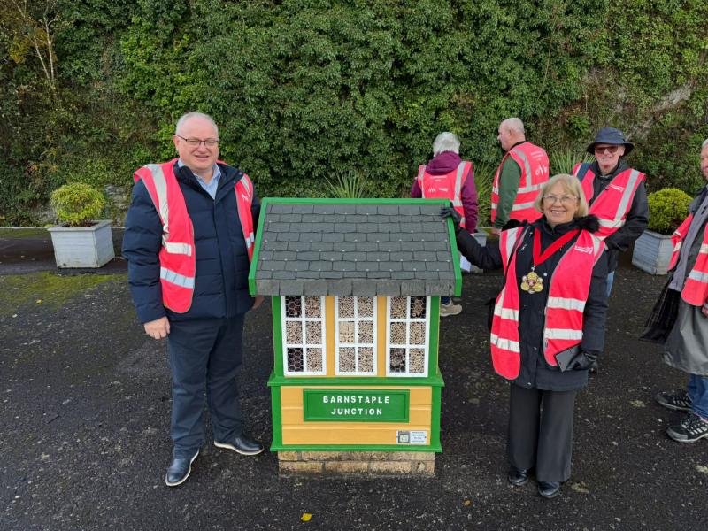 New signal box bug house brings a buzz to Barnstaple station