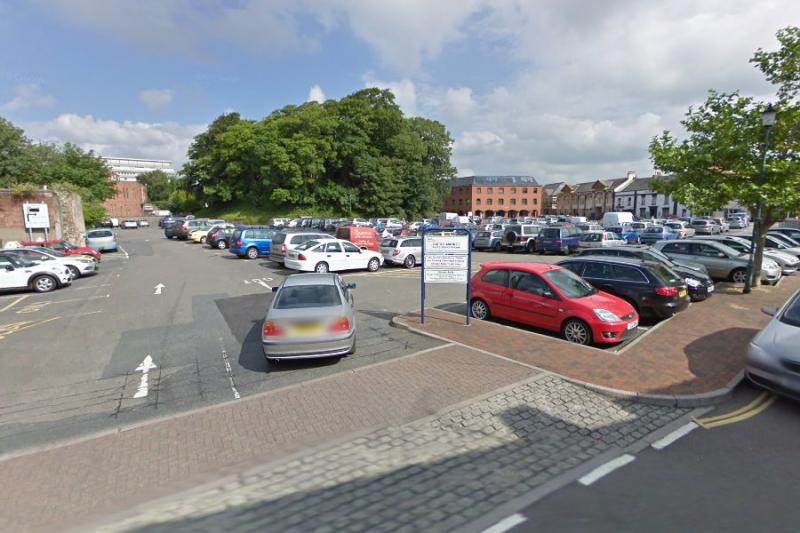 Pedestrian rushed to hospital after North Devon car park collision