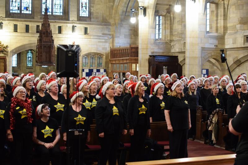 Rock choir East Devon raises &pound;1,000 in their fundraiser for Inclusive Exeter 