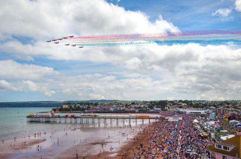 The Red Arrows at Torbay Air Show (Image: Torbay Air Show/Torbay Council 
