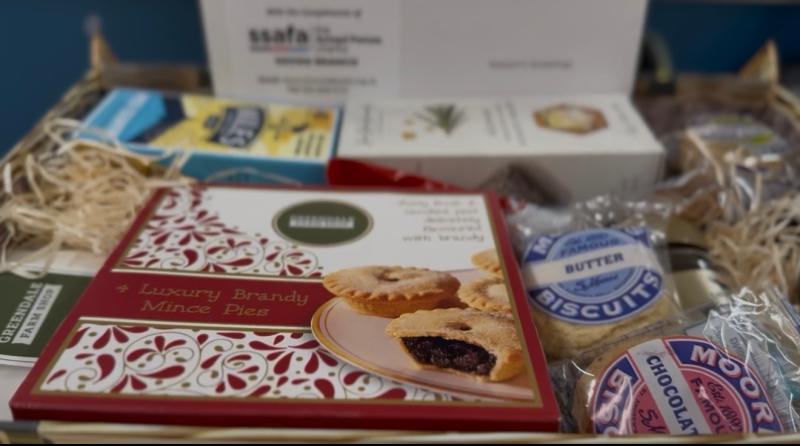 Exeter veterans receive 100 Christmas hampers in 17th annual SSAFA drive