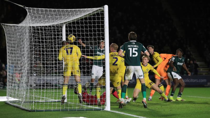 Argyle draw with Wycombe. Pic from PPAUK