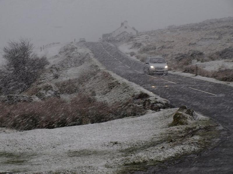 A previous winter blizzard on Dartmoor, near the Warren House Inn from King&rsquo;s Oven car park (B3212). &copy; Derek Harper, Creative Commons Licence [Some Rights Reserved]