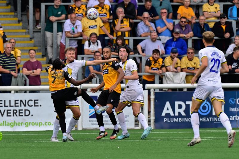 Torquay United drawing at Maidstone in August. Pic from PPAUK