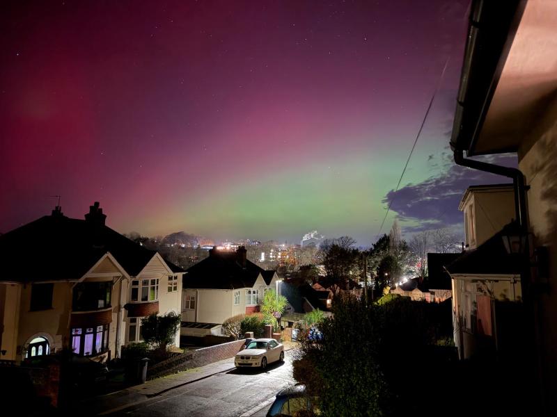 Northern Lights spotted over Torbay in rare overnight display