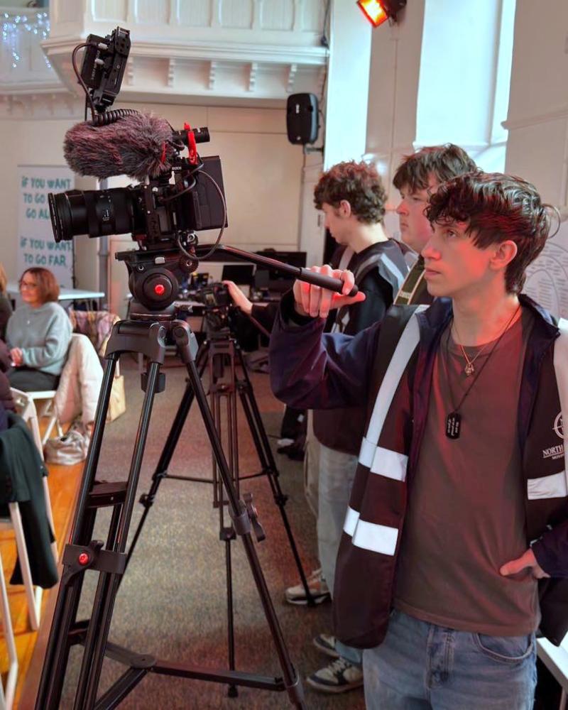 Young filmmakers from Bideford College help tell powerful poverty stories in North Devon
