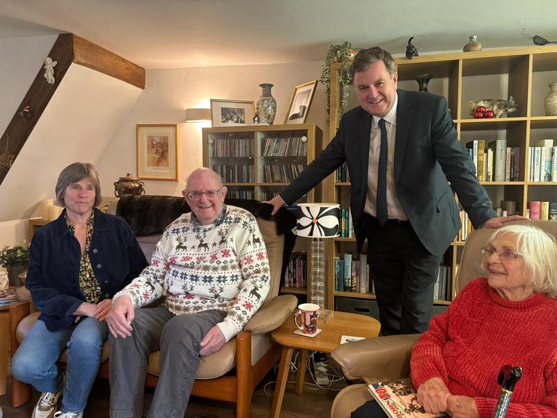 Sir Mel with Libby Price