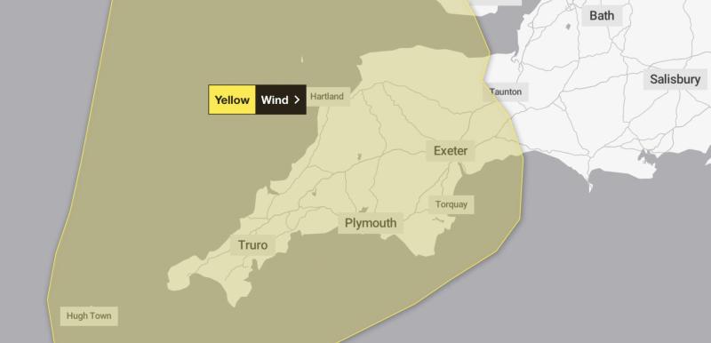 Dartmouth Ferry suspended as yellow wind warning hits South West