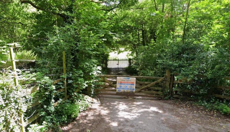 Gateway to the Harbertonford treatment works (Image courtesy: Google Street View)