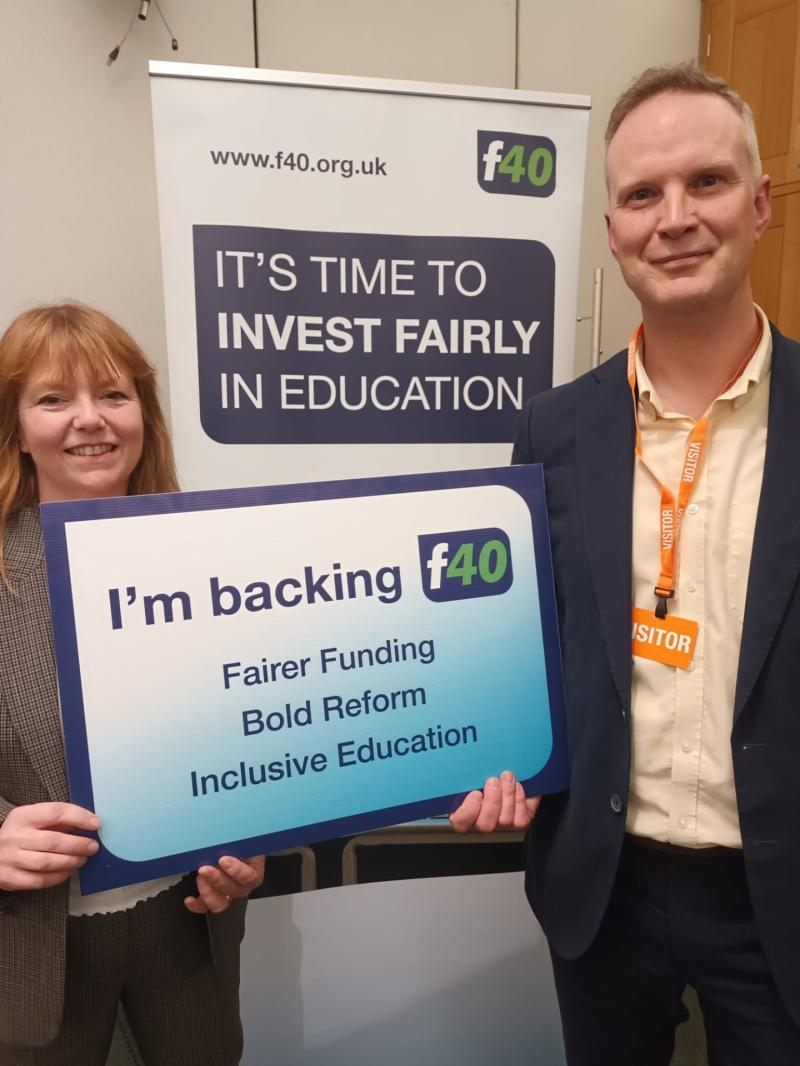 Devon councillors take education funding campaign to Parliament