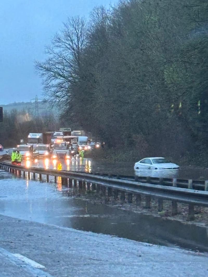 Severe flooding hits Devon as Storm Chandra leaves roads impassable