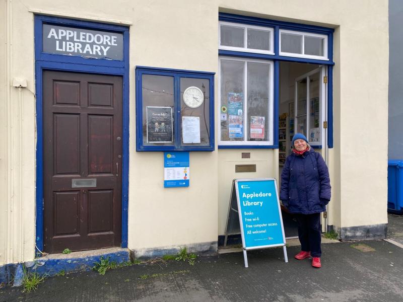 Appledore Library exterior Sue Clarke pictured credit KOR (1)