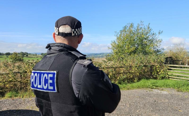 A Devon and Cornwall Police Officer on a recent rural crime operation (Image- D&C Police)